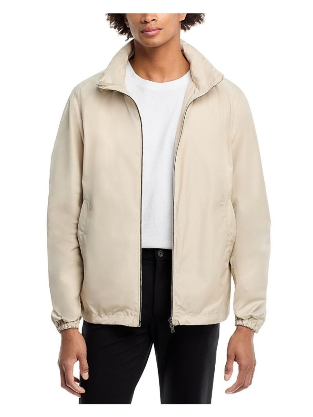 NWT Herno Packable Jacket Hidden Hood Cream Mens Size 54